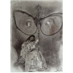 Salvador Dali "Antequam exhires de vulva sactificavite"