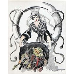 Original Louis Icart "Fruits de Mer"
