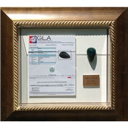 Framed African Emerald Gemstone