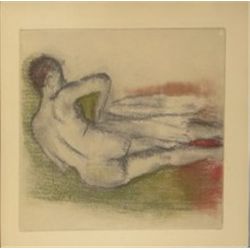 Edgar Degas Lithograph from "Danse Dessin"