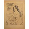 Image 1 : Pierre-Auguste Renoir "Femme Nue Assise" Etching