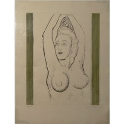 Original Man Ray "Sonia" Etching with Aquatint