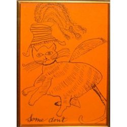 Andy Warhol "Some Don't" from Holy Cats