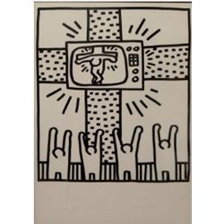 Keith Haring Lithograph Galerie Lucio Amelio