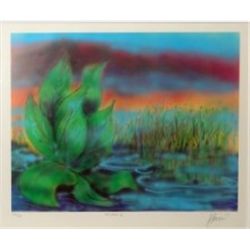 Jerry Garcia Lithograph "Wetlands II"