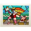 Image 1 : Original Serigraph Romero Britto "Golden Beaches"