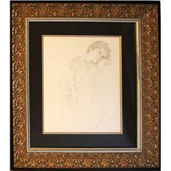 Original Hand Signed Drawing by Pino.