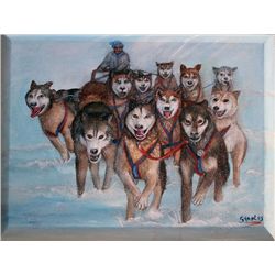 Original Oil Handsigned by Staples