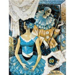 Original Acrylic on Canvas by Datloof