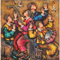 Handsigned Original Mixed Media Art by Kachan