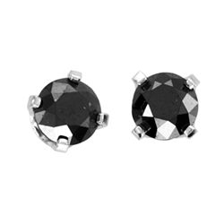 14kt Black Diamond Earrings
