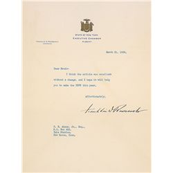 Franklin D. Roosevelt