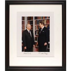 Ronald Reagan and Mikhail Gorbachev