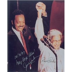 Rosa Parks and Jesse Jackson