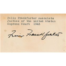 Supreme Court: Felix Frankfurter