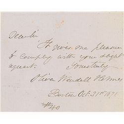 Oliver Wendell Holmes, Sr