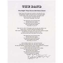 The Band: Robbie Robertson