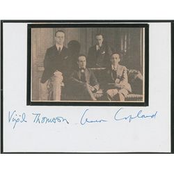 Aaron Copland and Virgil Thomson