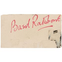 Basil Rathbone and Nigel Bruce