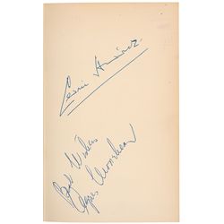 Ethel Waters, Agnes Moorehead, and Cedric Hardwicke