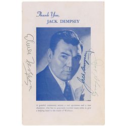 Jack Dempsey and Jack Sharkey