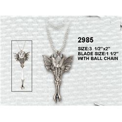 COLLECTORS EDITION MEDIEVAL STLYE HEAD NECK KNIFE