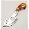 Image 1 : COLLECTIBLE 7\" BONE HANDLE SKINNER KNIFE W/ SHEATH