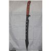 Image 2 : COLLECTORS EDITION 26" ROSEWOOD HANDLE MACHETE SWORD