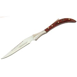 COLLECTORS EDITION 6" WOOD HANDLE THIN FOLDING KNIFE