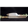 Image 1 : ANTIQUE LOOKING GLASS AXE CAKE KNIFE SERVER