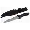 Image 1 : COLLECTORS EDITION 10.5\" BLACK HANDLE HUNTERS KNIFE