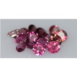 3.68 CTW PINK TOURMALINE ROUND 4X4MM (15)