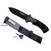 Image 1 : COLLECTORS EDITION 11" BLACK SURVIVAL KNIFE W/SURVIVAL