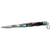 Image 1 : COLLECTORS EDITION 7.5" BROWN METAL HANDLE  FOLDING KNI