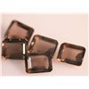 Image 1 : 15.04 CTW SMOKEY TOPAZ EMERALD CUT 8X10MM (5)
