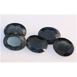 11.45 CTW SAPPHIRE OVAL 7X9MM (5)