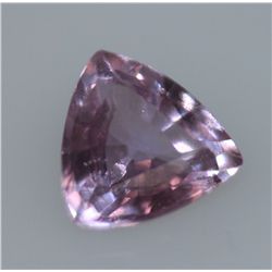 0.68 CTW Pink Sapphire Trillion cut Stone