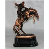 Image 1 : FREDERIC REMINGTON MAN RIDING HORSE REPLICA