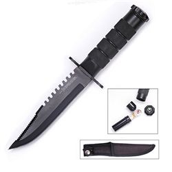 COLLECTORS EDITION HEAVY DUTY SURVIVAL KNIFE W/SHEATH