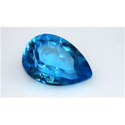 6.94 CTW BLUE TOPAZ PEARCUT 7X10MM (3)
