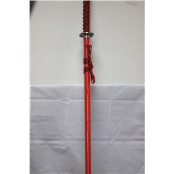 COLLECTORS EDITION 40" RED JAPANESE SAMURAI SWORD