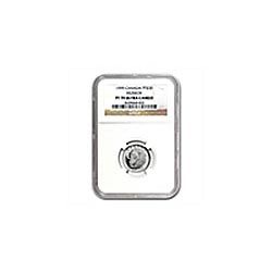 1/10 oz Platinum Canadian Muskoxen (PF-70 UCAM NGC)(da