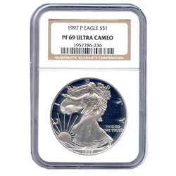 Certified Proof Silver Eagle PF69 1997