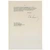 Image 2 : John F. Kennedy 1962 Typed Letter Signed