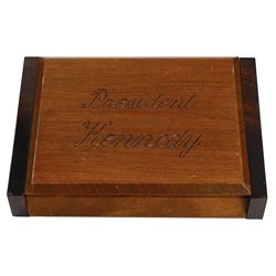 John F. Kennedy‘s Personalized Wooden Humidor