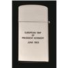 Image 2 : John F. Kennedy 1963 European Trip Lighter Gifted to a Staff Member