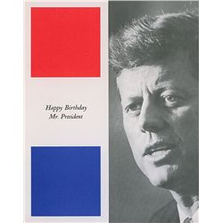 John F. Kennedy 1962 Birthday Program