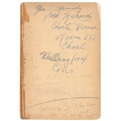 John and Joseph Kennedy’s Signed Choate Textbook
