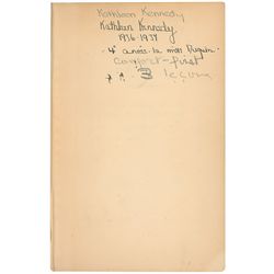Kathleen Kennedy’s Signed Textbook
