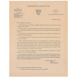 John F. Kennedy 1945 Typed Letter Signed
